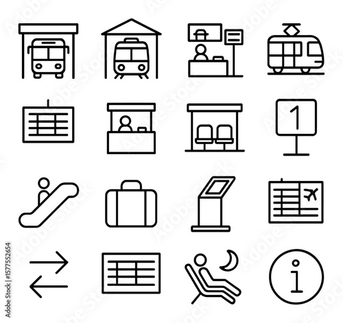 Symbols of affection collection, love and emotion icons. heartfelt and caring designs