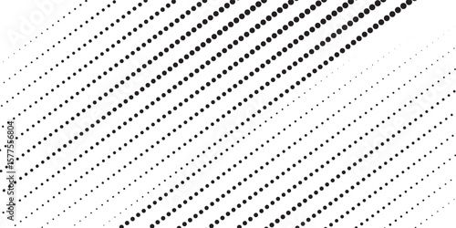 Set of halftone dots gradient pattern texture isolated on white background. Straight dotted spots using halftone circle dot raster texture. Vector blot half tone collection.