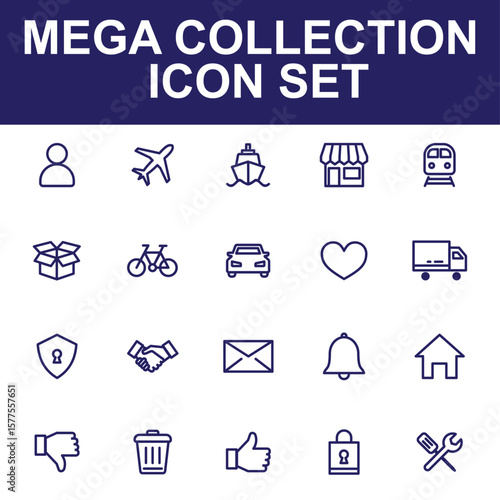 Mega Collection Icon Set 5
