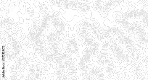 Abstract Contour Lines Modern Topographic Pattern for Graphic Design Projects, Textured Background