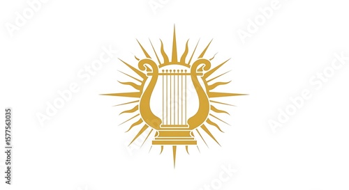 Obraz na płótnie Delphi Flag Vector – Ancient Greek Prophetic Banner on White