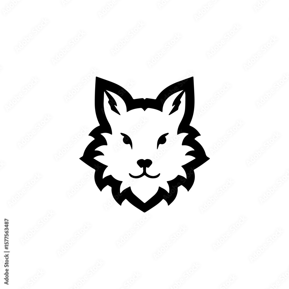 Fototapeta premium vector illustration of a fox