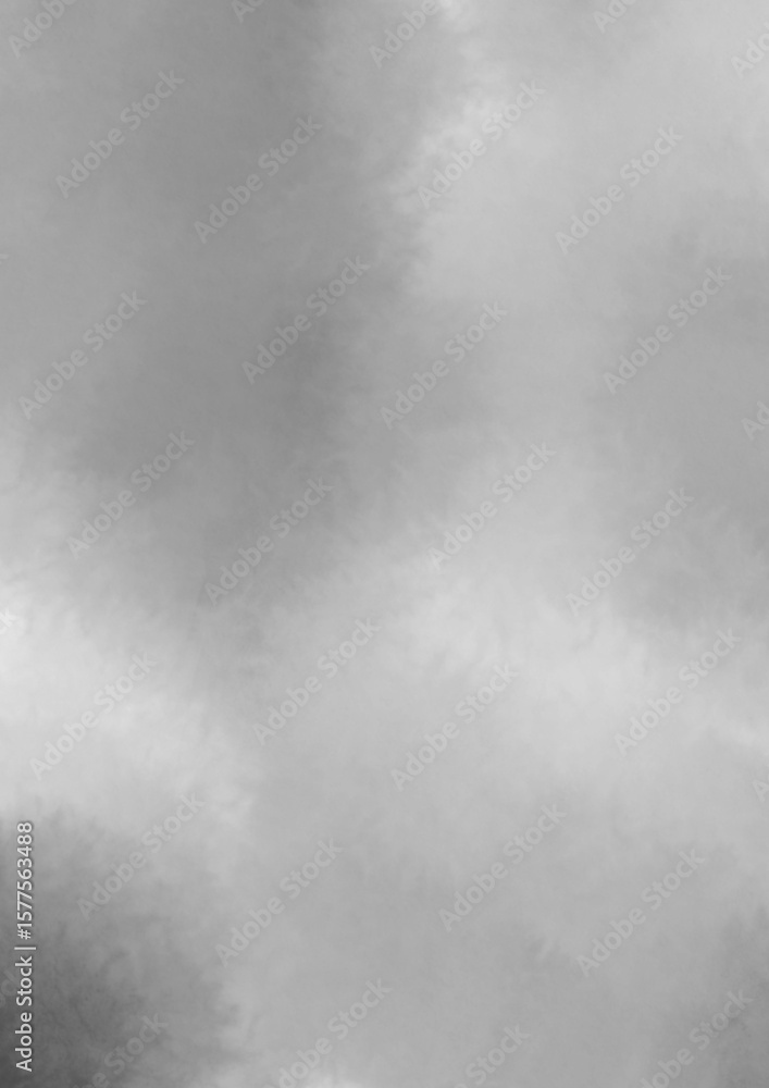 Fototapeta premium イラスト素材 モノクロの水彩風背景素材