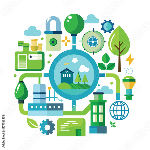 Eco-Friendly Earth Renewable Energy and Sustainable Living