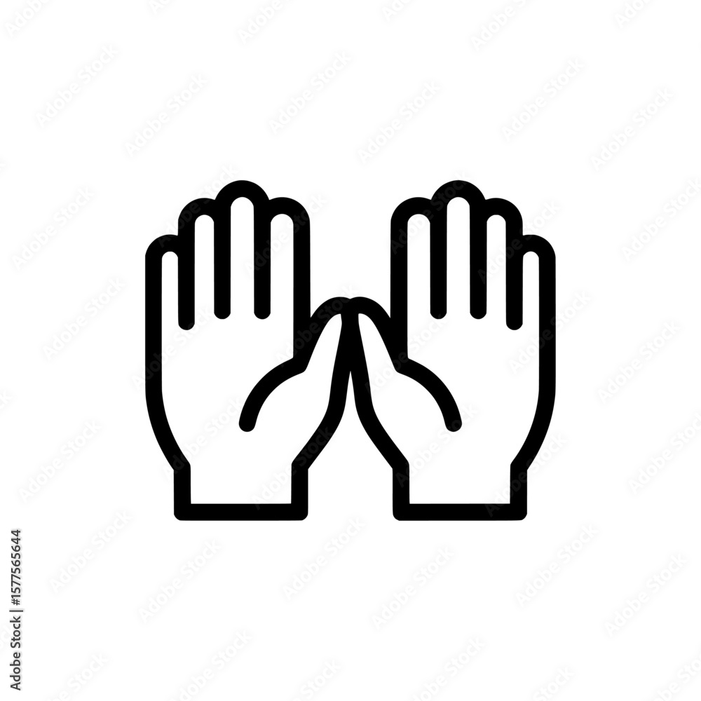 Obraz premium hands clapping symbol for appreciation or celebration