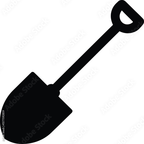 Shovel vector design illustration isolated on white background