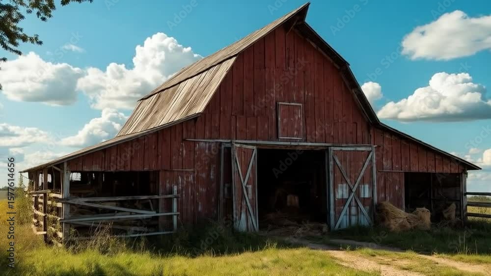 Rustic Barn Day Video: Charming Countryside Scenes with Animals & Farm Life in Golden Sunset Light Rustic Barn Day Video: Charming Countryside Scenes with Animals & Farm Life in Golden Sunset Light