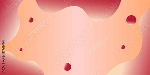 cool abstract liquid background. fluid trendy gradient. shape composition design. eps 10 vector.