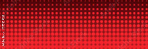 Red diagonal geometric shape with halftone. Modern fiber textured vector