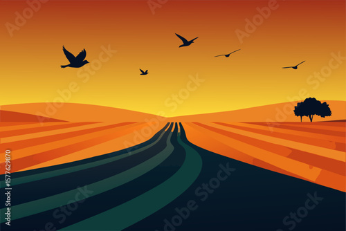 desert landscape with desert