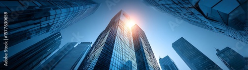 Skyscrapers reaching for the sun