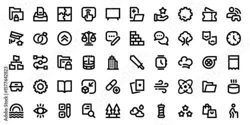 50 Awesome Line Icons for Modern UI and UX