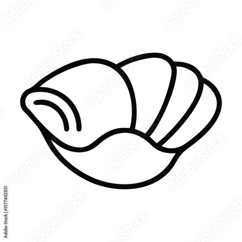 Seashell vector illustration