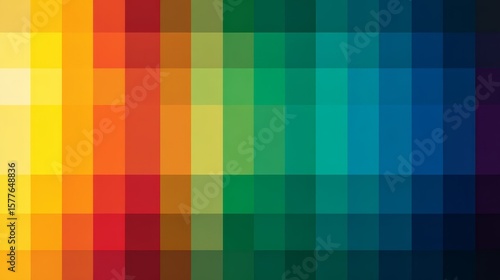 Colorful squares background, vibrant geometric design with colorful square shapes and modern artistic pattern