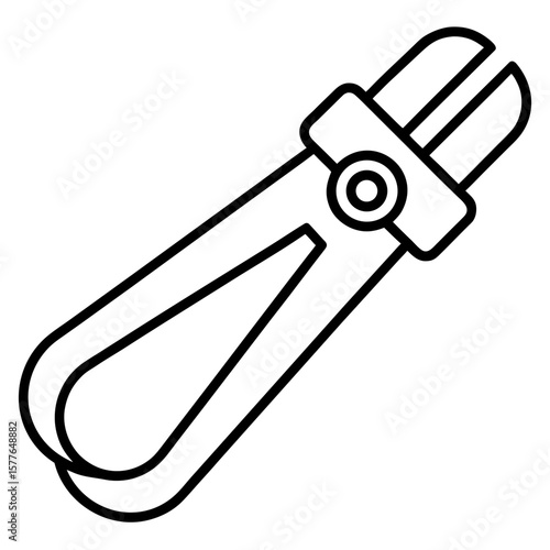 clamp tool icon tightening motion white 