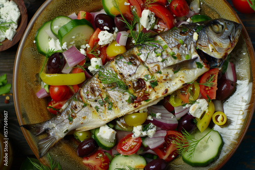 fish and vegetables