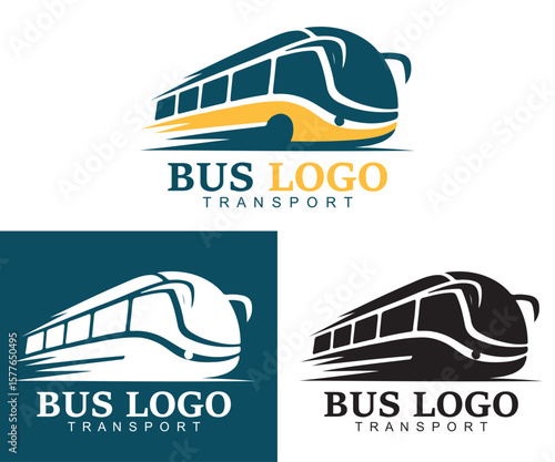Modern Bus Transport Logo Design – Stylish Vehicle Branding Icon Template