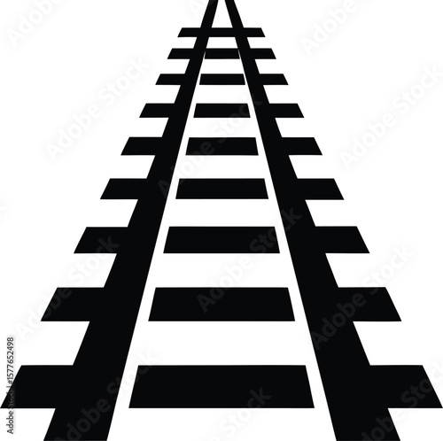 Railroads icon logo vector design template