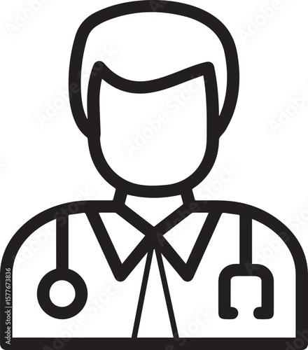 doctor with white background