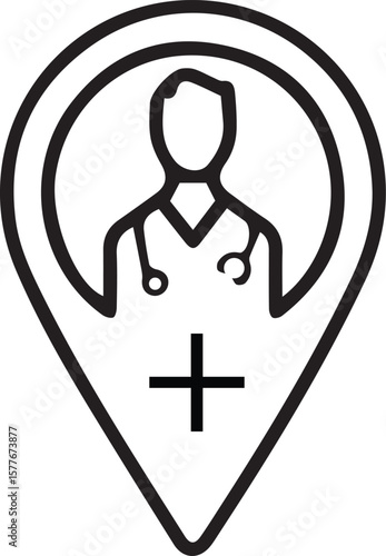 doctor with white background