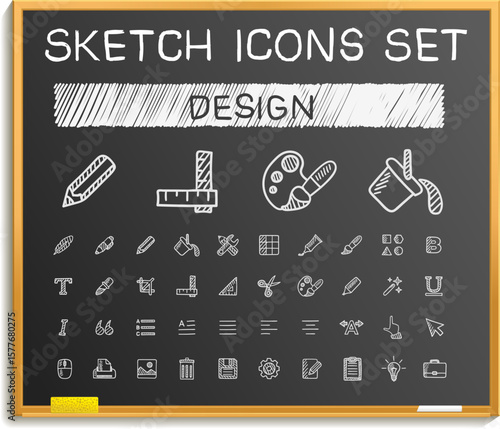 Sketch Icons set Design