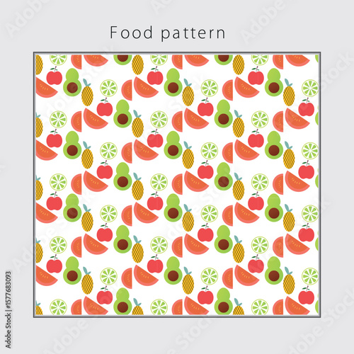 Abstract background with apples
