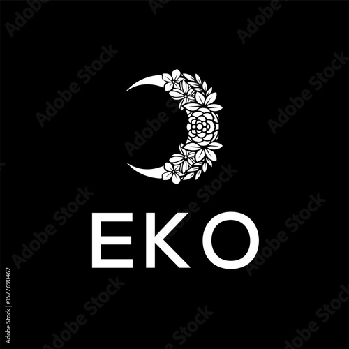EKO Letter Initial Logo Design Template Vector Illustration