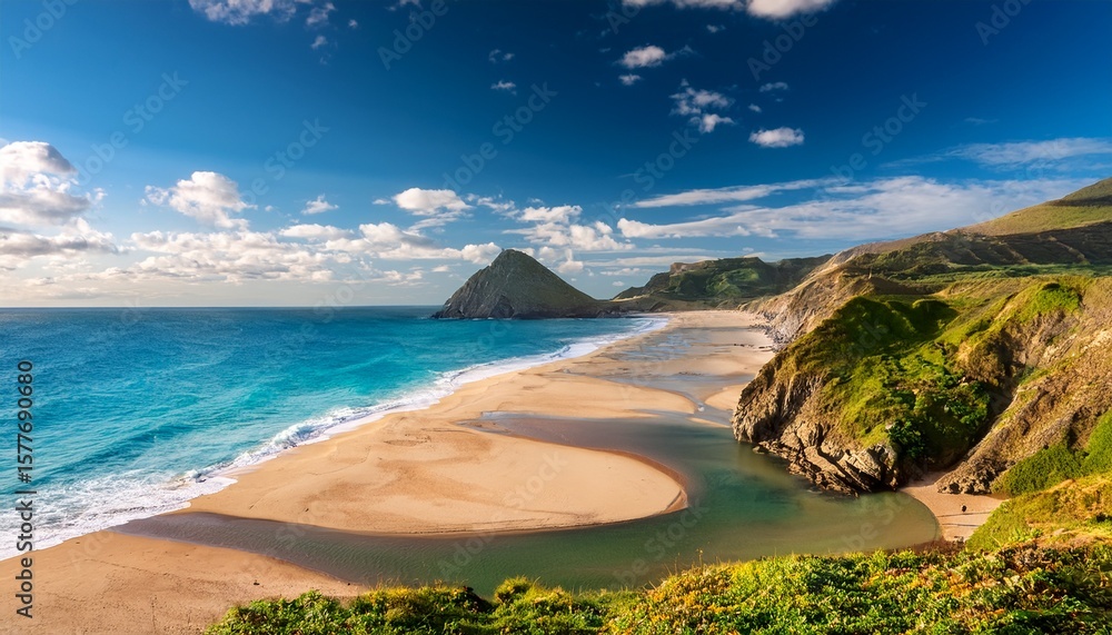 Obraz premium stunning beach landscape