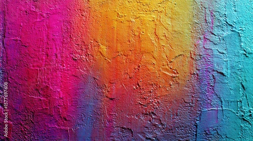 Colorful abstract grunge art with vibrant textures and gradient lighting, expressing bold creativity and dynamic energy.
