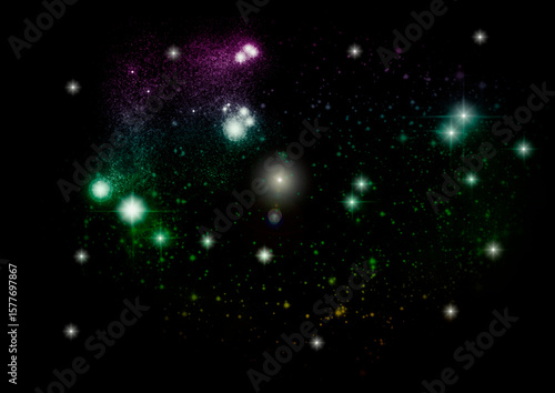 galaxy in a free space.