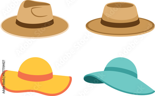 Stylish Summer Hats A Collection of Sun Hats and Straw Hats for Men and Women