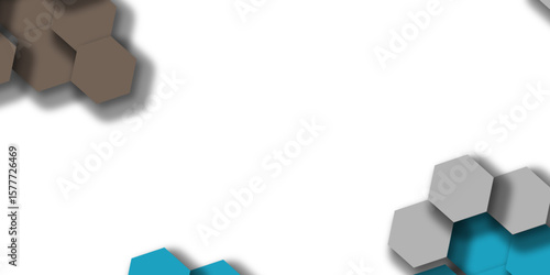 Background is a honeycomb of delicate shade Pattern. Integration technology with nature, sky. Futuristic pastel random digital hexagons. geometric pattern design for textiles and backgrounds.