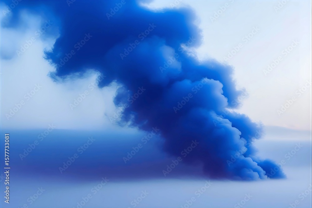 Obraz premium Deep Indigo Rise