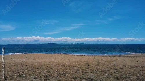 Miura Beach in Japan on a summer day