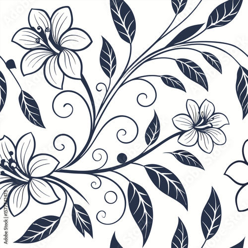seamless floral background