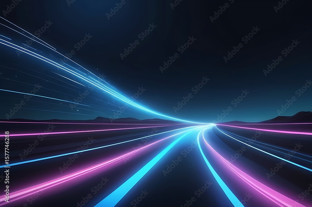 Waveform Rush: Glowing Urban Trails Waveform Rush: Glowing Urban Trails