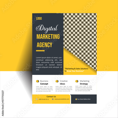  Digital Marketing Agency Flyer Template
