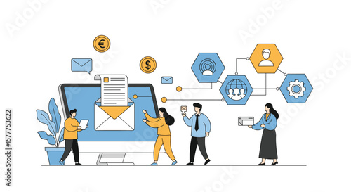 Digital Communication Strategy Enhancing Business Productivity and Client Engagement Through Modern Tools