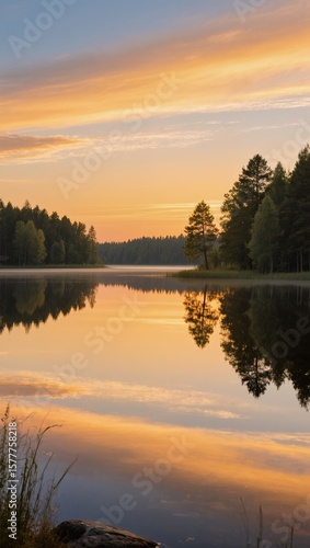 Mirror Lake at Golden Hour