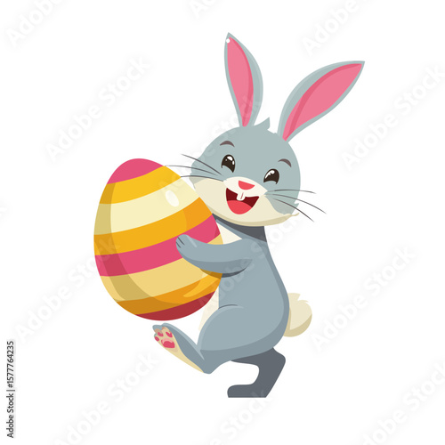 Easter Bunny with Easter Eg...