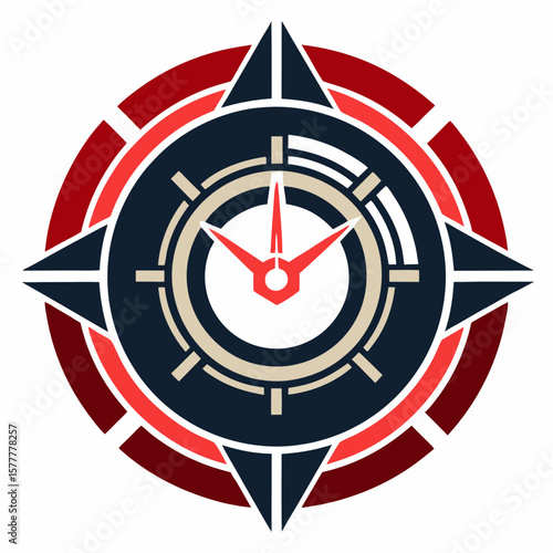 Countdown Clock Continuous Line Editable Stroke Icon