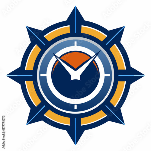 Countdown Clock Continuous Line Editable Stroke Icon