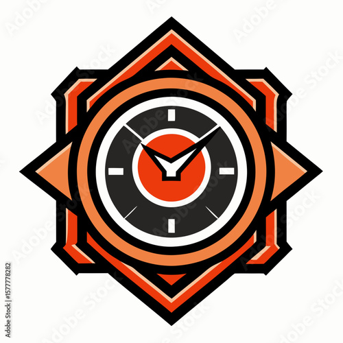Countdown Clock Continuous Line Editable Stroke Icon