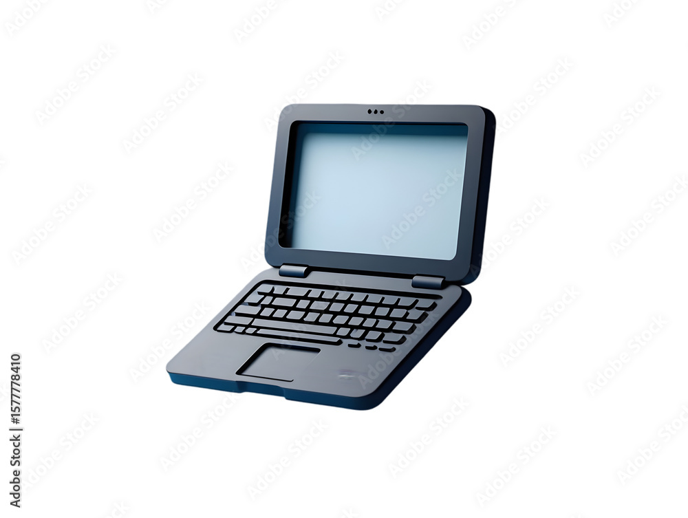 “Retro-style laptop with dark gray sleek casing, miniature keyboard, small display screen, nostalgic and futuristic aesthetic, plain white background, PNG file isolated on transparent background” “Retro-style laptop with dark gray sleek casing, miniature keyboard, small display screen, nostalgic and futuristic aesthetic, plain white background, PNG file isolated on transparent background”