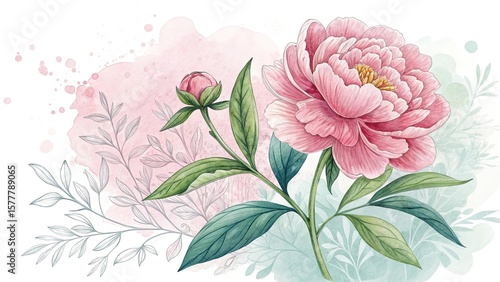 bouquet of pink flowers