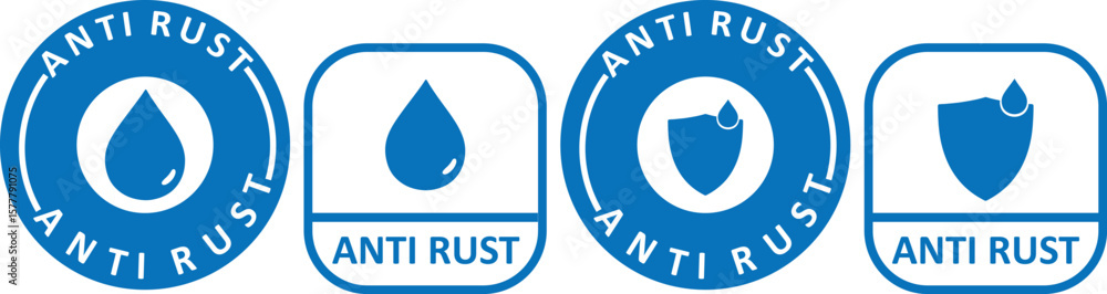 Anti Rust Label Collection for Waterproof and Safety Use