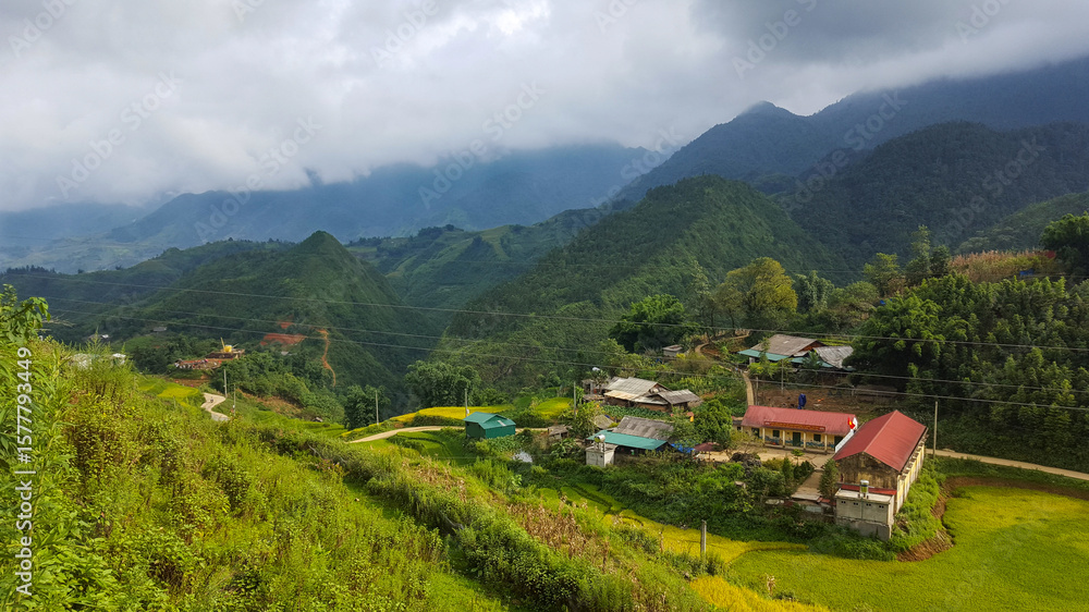 Lush Green Mountains of Sapa Lush Green Mountains of Sapa