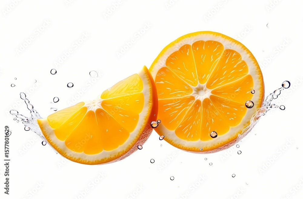 orange in water orange in water