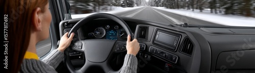 Winter driving techniques snowy road safety tips cold weather driver’s perspective road awareness