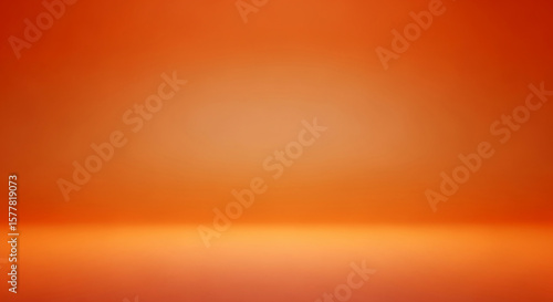 Orange gradient backdrop. Abstract orange studio background for product presentation, display. Warm, inviting, and modern design